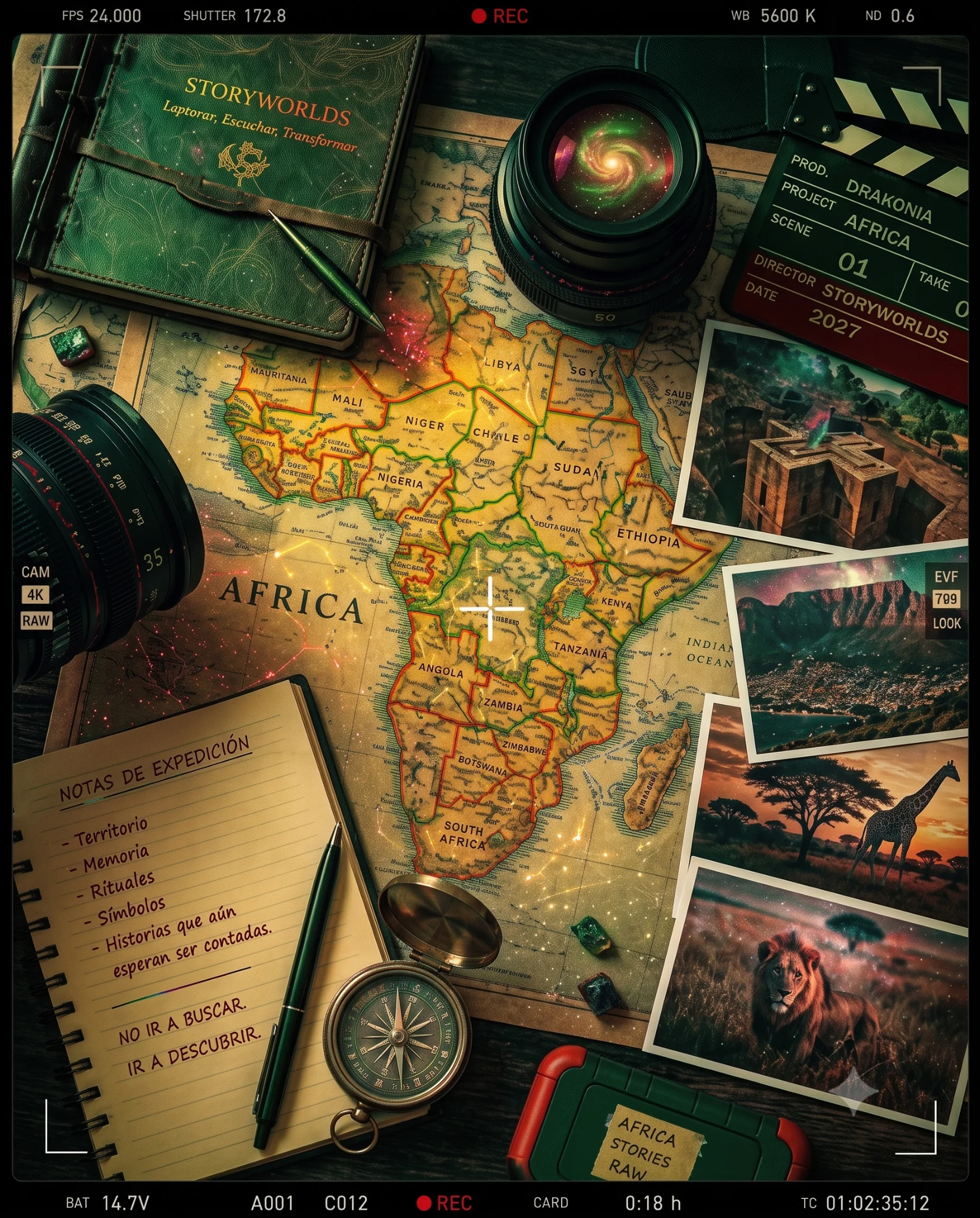 Expedición creativa de Drakonia en África